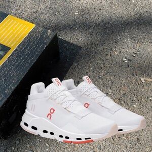 ON Running Women Shoe Cloudnova 2 NEW White Flame